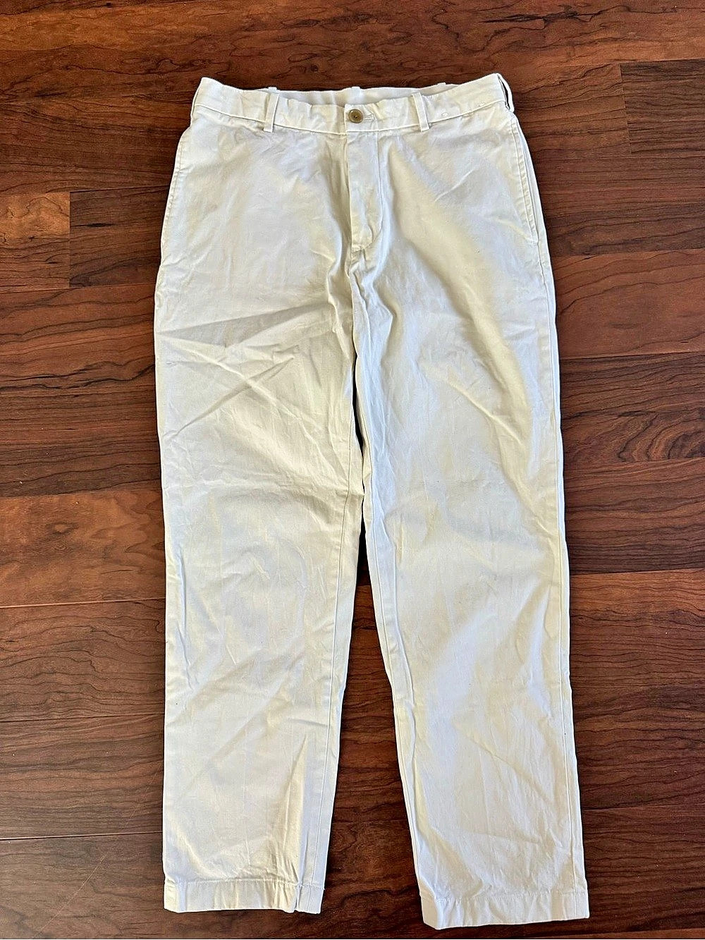 Uniqlo Men’s cream Pants Straight Leg